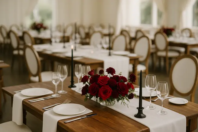 עיצוב חתונה טבעי ואלגנטי בעמק חפר