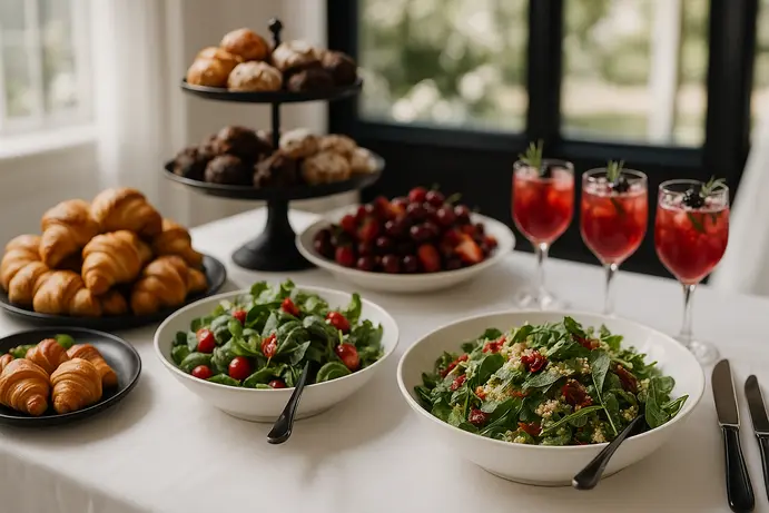 תפריט בראנץ מיוחד לחתונת צהריים