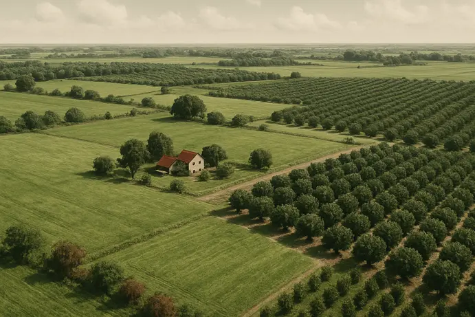 הקסם הטבעי של עמק חפר עם שדות ירוקים ונופים פסטורליים