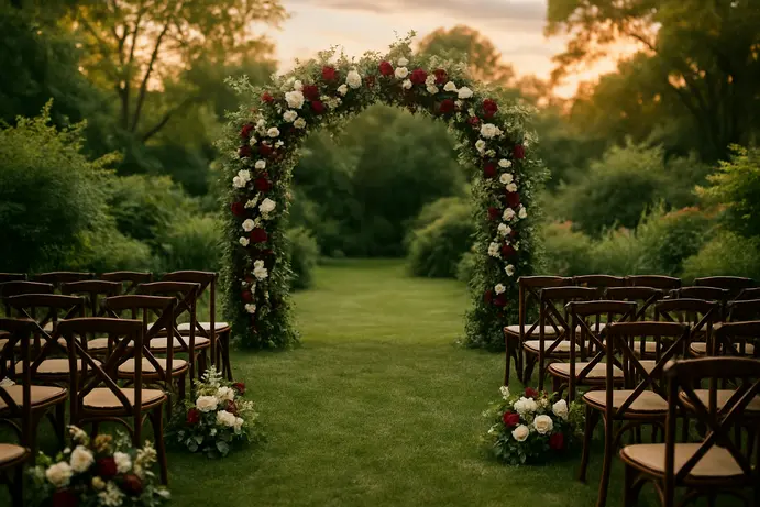 נופים פסטורליים ואווירה רומנטית בגני אירועים בשרון