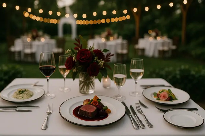מנות גורמה וקייטרינג איכותי באירוע חתונה