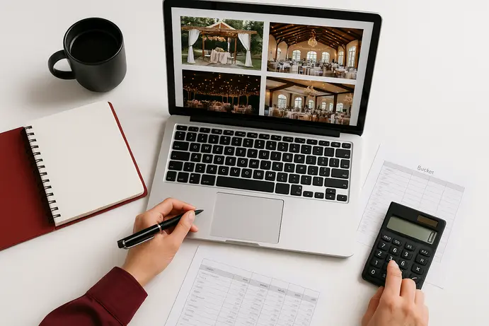 תכנון תקציב חתונה בשרון עם מחשבון עלויות