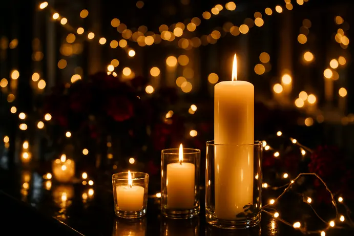 תאורה ואווירה ביצירת חום וקסם בחתונות חורף