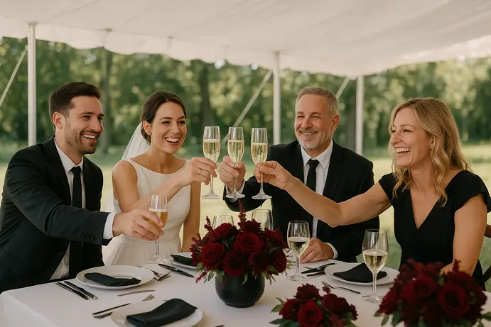 אווירה ייחודית בחתונת צהריים