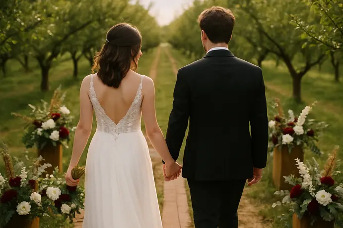 חתונה כפרית בעמק חפר במיקום מושלם