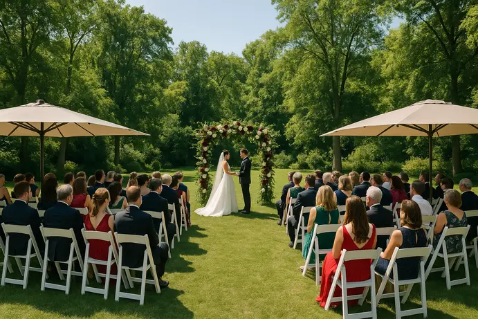 חתונת קיץ בשרון באווירה טבעית