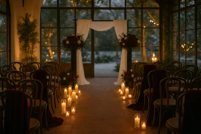 חתונת חורף בגן אירועים בשרון