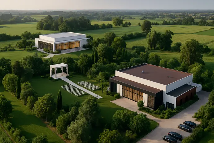 אולם חתונות מעוצב באזור השרון