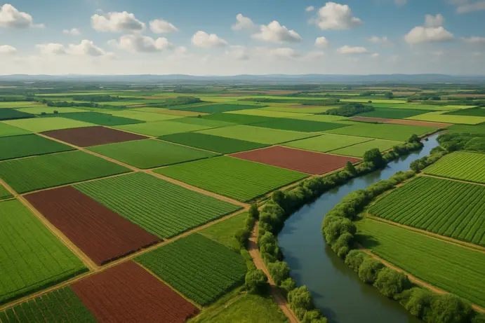 נוף פסטורלי בעמק חפר