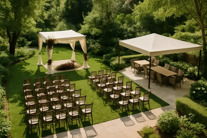 בחירת מקום מתאים לחתונה בצהרי היום
