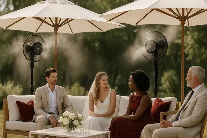 פתרונות קירור ונוחות לאירועים בקיץ